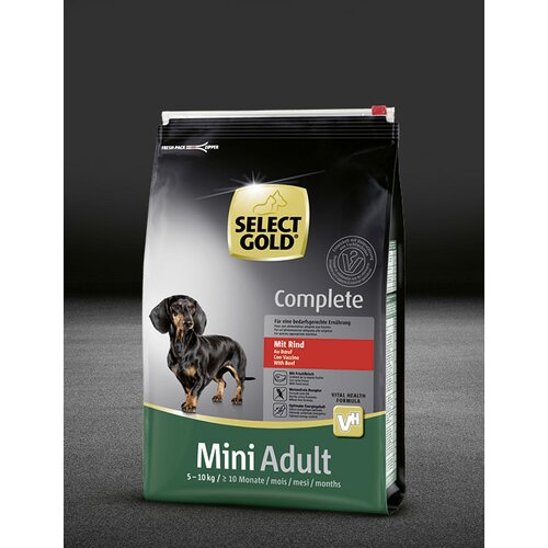 Select Gold dog complete mini adult beef 10kg Cene