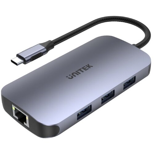 Unitek D1071A interface hub USB 3.0 SuperSpeed 5 Gb/s Silver Cijene