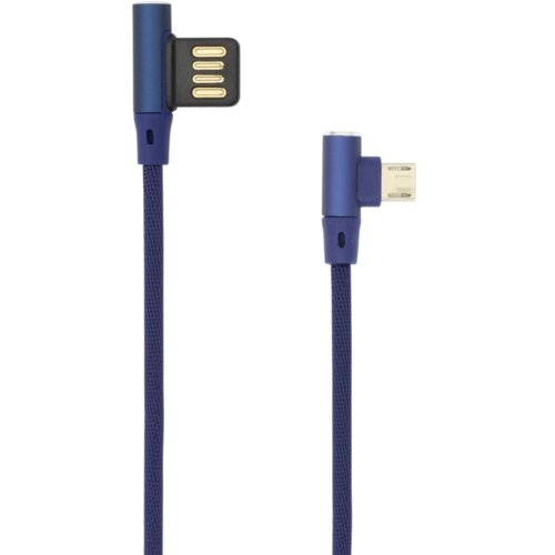 S Box KABEL USB A Muški -> Micro USB Muški 90°, 1.5 m Plavi, (08-usb-micro-90-bl) Cijene