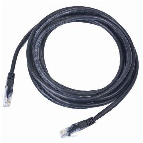 Gembird PP12-0.5M/BK Mrezni kabl, CAT5e UTP Patch cord 0.5m black Cene