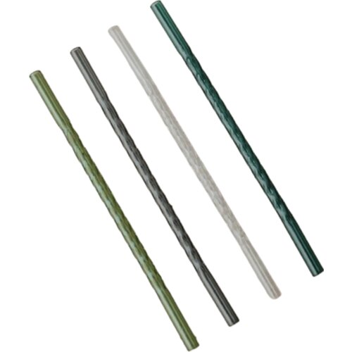  Steklene slamice - 20 cm, 4 kosi - Grün Cene