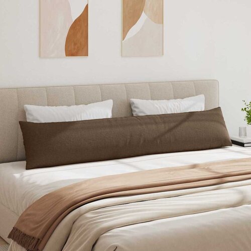  Jastučići za sofu 2 pcs Smeđa 200 x 40 cm tkanina Slike