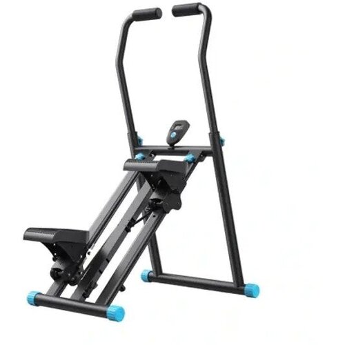 MERACH MR-2448B1 Stepper &amp;ndash; Zložljiv Trenažer s Podesljivim Odpornim Slike
