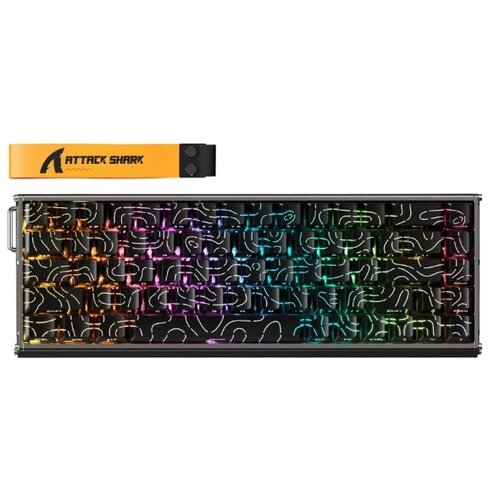Attack Shark Gaming tastatura X68MAX Magnetic Switches/RT/SnapTap/DKS/MT/TGL/Aluminium/Black cont Slike