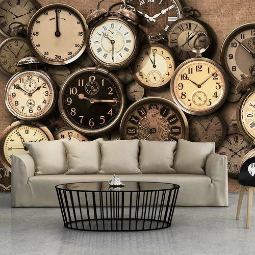  tapeta - Old Clocks 100x70