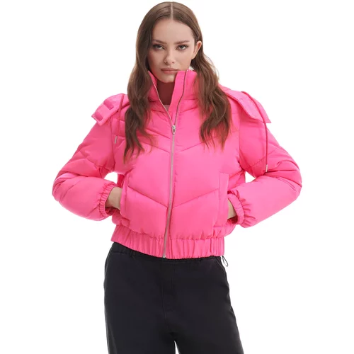 Cropp ženska jakna s kapuljačom - Ružičasta  3804W-42X