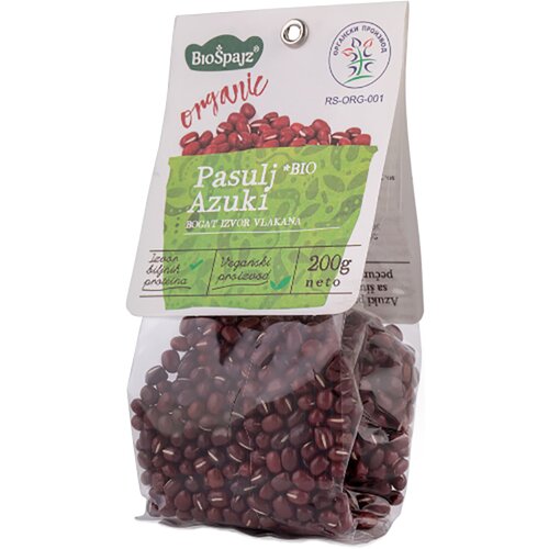 Biospajz Organski azuki crveni pasulj, 200g Cene