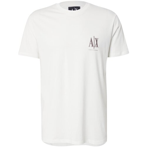 Armani Exchange Majica temno siva / bela Slike