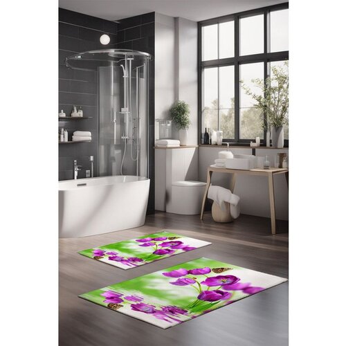  CT-5133 multicolor bathmat set (2 pieces) Cene