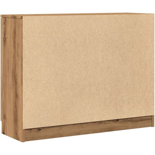 VidaXL Komoda Artisan hrast 90,5x30x70 cm izrađeno drvo Slike