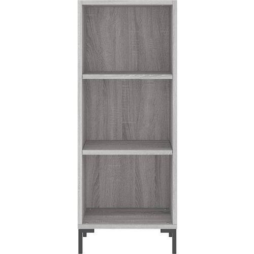  Komoda boja hrasta sonome 34,5x32,5x90 cm konstruirano drvo Siva Slike