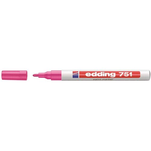 Edding marker z lakom EDE751009 E-751, 1-2 mm, roza 10 KOS Cene