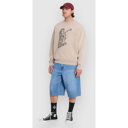 Volcom Fa Issam Auptel Crew Pulover bark brown Cene