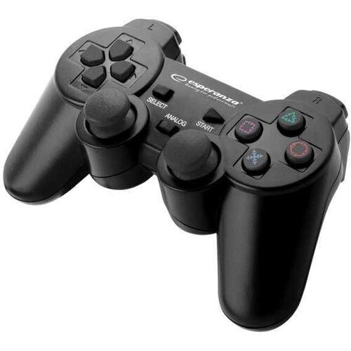 Esperanza EGG107K Gaming Controller Gamepad PC,Playstation 3 Analogue /Digital USB 2.0 Black Slike