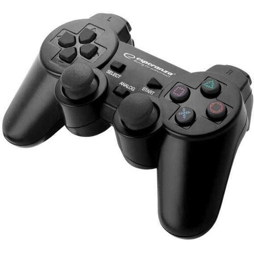 Esperanza Game Pad TROOPER, vibration, PS3/PC, USB, black, EGG107K Slike
