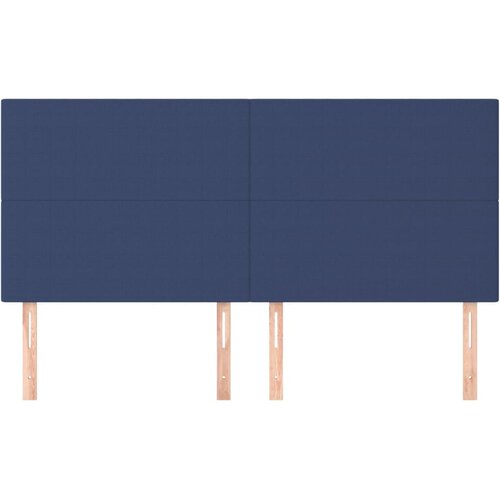 Uzglavlje plavo 180x5x118/128 cm tkanina Slike
