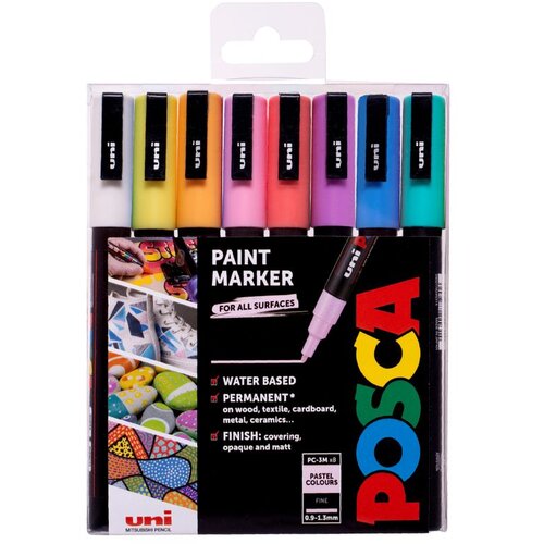 POSCA UNI marker pc-3m pastelne boje 8/1 Cene