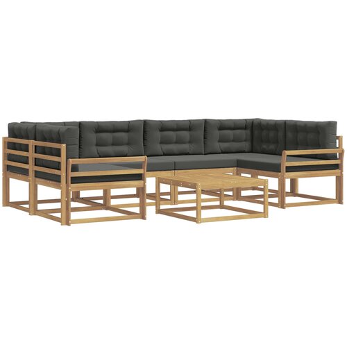  Set vanjskih sofa 5 kom. Bijela i antracit Slike