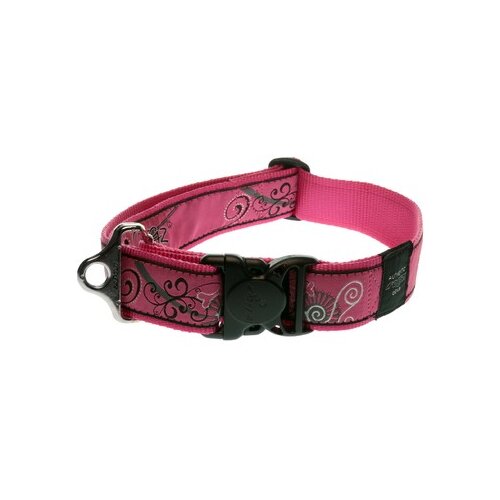 Rogz special agent klasična ogrlica za pse, 40mm, xxl, roze Slike