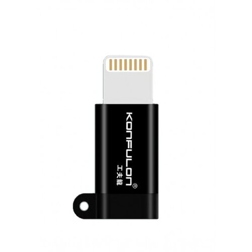 Apple Adapter KONFULON Micro USB na iPhone lightning crni Cene