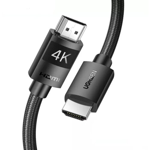 Ugreen HDMI 2.0 4K avdio video kabel, vzdržljiv, pleten, 1 m, črn, (21090682) Cene