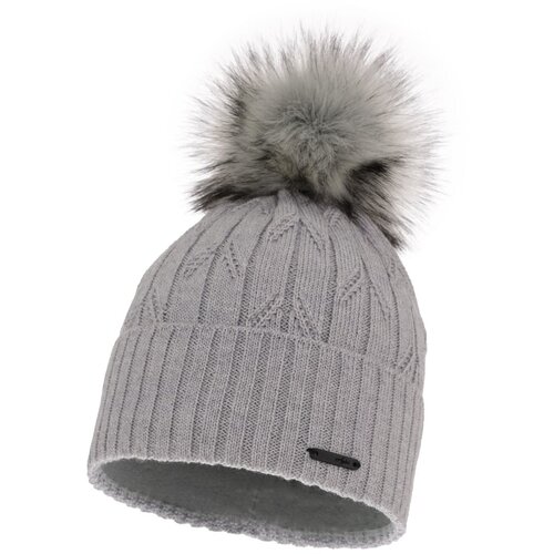 AGBO Woman's winter hat in grey merino wool Talaria Slike