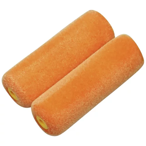 SWINGCOLOR komfort Valjak za lak (2 Kom., Širina valjka: 10 cm, Debljina držača valjka: 6 mm, Narančaste boje)