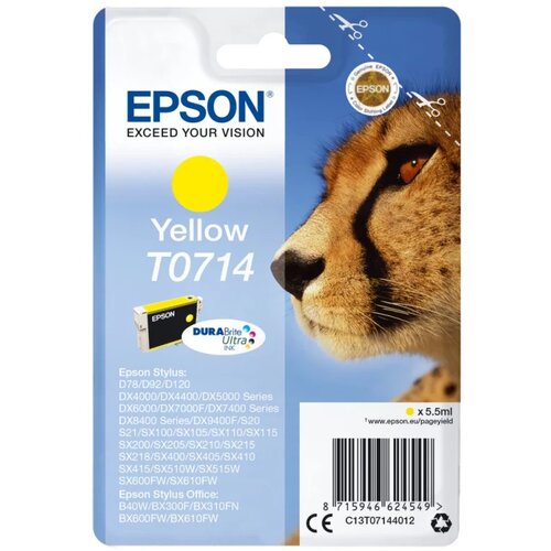 Epson Kartu&amp;scaron;a z rumenim črnilom T0714, (22112452) Slike