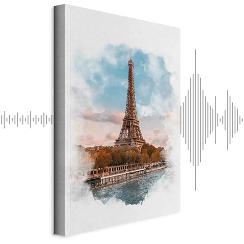  Slika - Paris View (1 Part) Vertical 80x120 Akustična Cijene