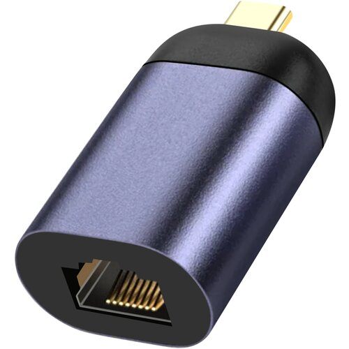 AVIZAR Adapter USB-C v Ethernet, kompaktna oblika - temno siva, (21261911) Slike