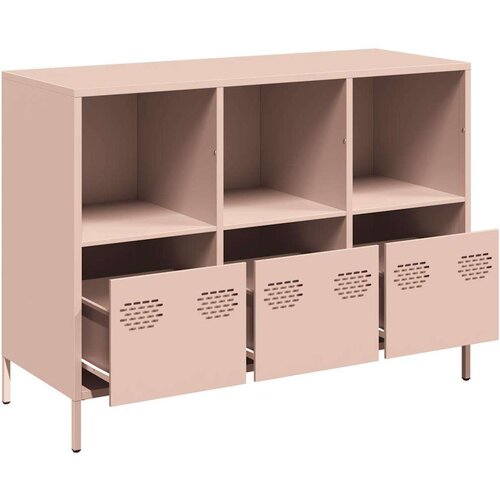 vidaXL Komoda roza 101,5x39x73,5 cm hladno valjano jeklo Cene