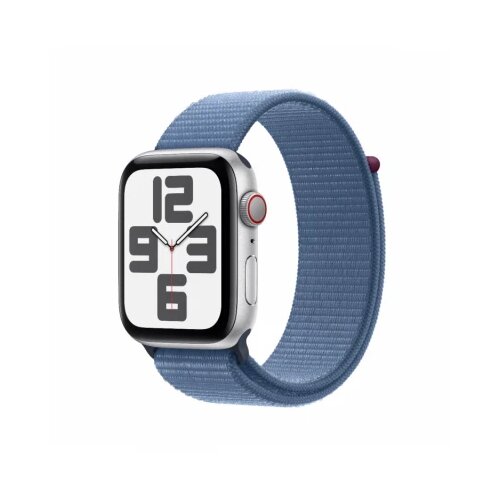 Apple watch se gps 44mm silver with winter blue sport loop Cene