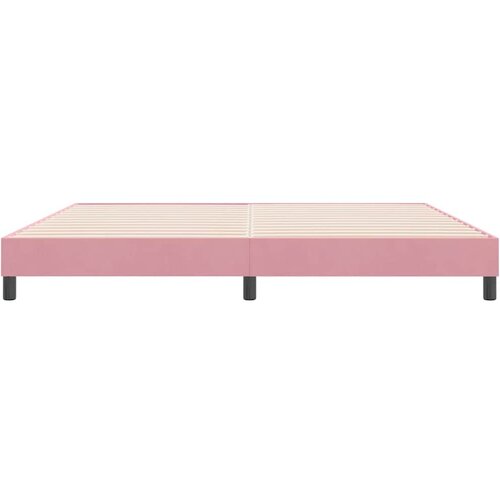  Krevet s oprugama bez madracem ružičasti 180x210 cm bar&amp;scaron;unasti Slike