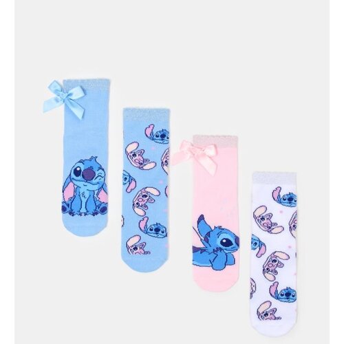 Sinsay Pamučne čarape s ukrasnim ma&scaron;nama 4 komada Stitch Cijene