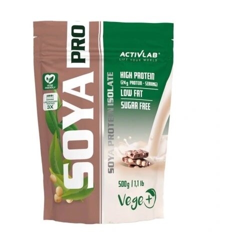 ACTIVLAB Sojini proteini - izolat s okusom čokolade i oraha (500 g) Cijene