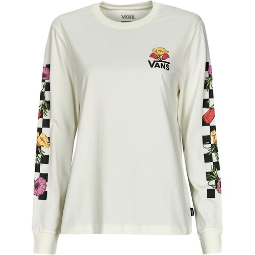 Vans Majice z dolgimi rokavi POPPY CHECK LS BFF Bež Slike