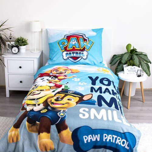 Jerry Fabrics Enojna bombažna otro&amp;scaron;ka posteljnina s svetlečim učinkom 140x200 cm Paw Patrol &amp;ndash; Slike