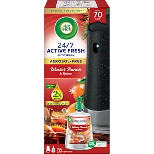 Air Wick Active Fresh Family Winter Punch automatski osvježivač zraka s punjenjem 228 ml Slike