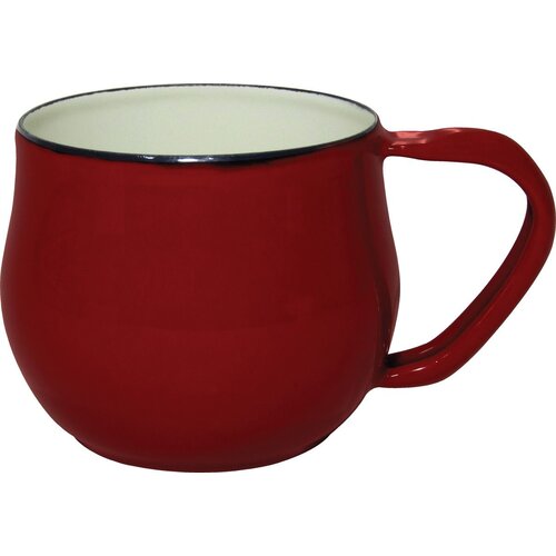 ENAMELIE POSODA ZA TOPLE NAPITKE SKODELICA 8 CM RUBINO EMAJLIRANA Slike