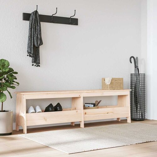  Klupa za hodnik 160x28x45 cm Masivno drvo Bor Cijene