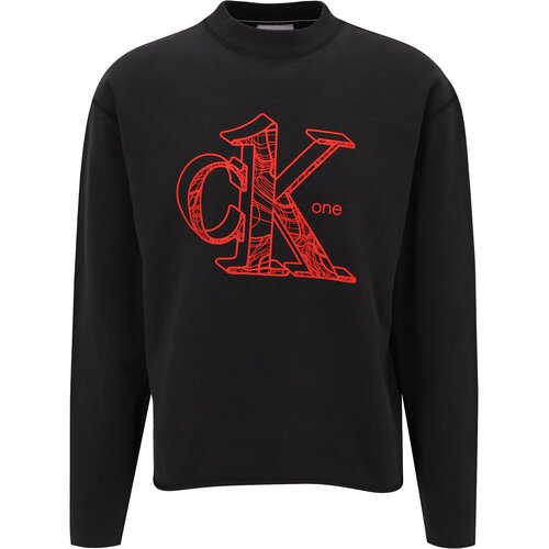 Calvin Klein Jeans Majica narančasto crvena / crna Cene