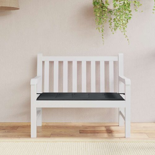  Jastuk za vrtnu klupu crni 120x50x4 cm od tkanine Oxford Cijene
