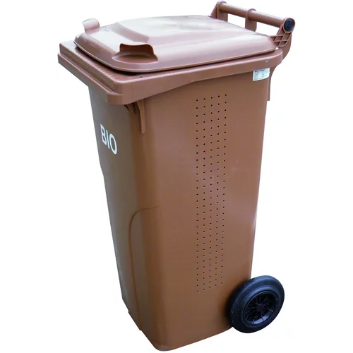 Europlast Austria Zabojnik vedro za odpadke in smeti - rjav 120L BIO + REŠETKA, (21098598)