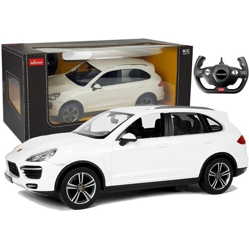  Auto na daljinsko upravljanje Porsche Cayenne Turbo Rastar 1:14 - bijeli Slike