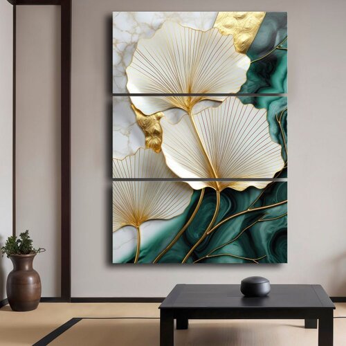 WALLXPERT 3P14869C004 Multicolor Decorative Canvas Painting (3 Pieces) Cene