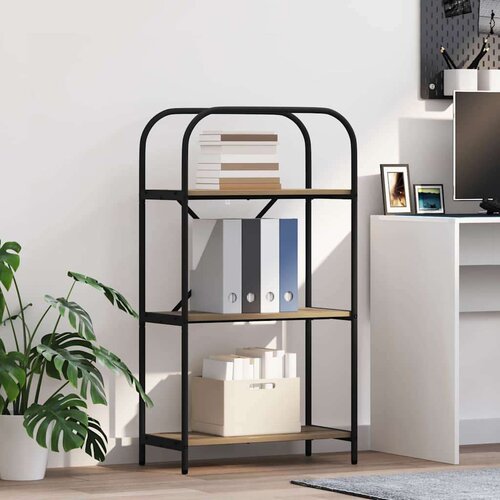 vidaXL Polica hrast artisan 60 x 30 x 109 cm Konstruirano drvo Cijene