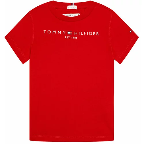 Tommy Hilfiger Majica Essential KS0KS00210 Rdeča Regular Fit