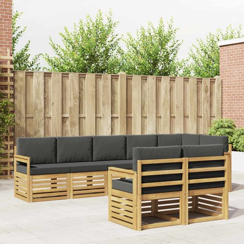  Set vanjskih sofa 8 pcs Bijela i antracit 306 x 128,5 x 73 cm Cijene