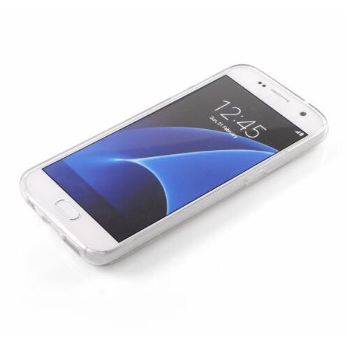 Surazo Onasi silikonski ovitek Samsung Galaxy S7 G930 - usnjen - siv Slike