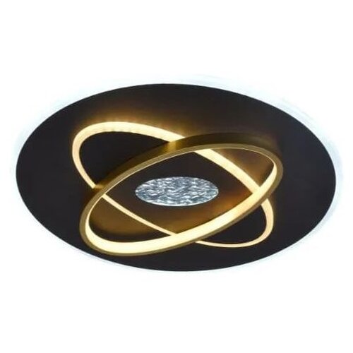  LED prigušiva plafonska lampa LED/80W/230V crna + daljinski upravljač Cene